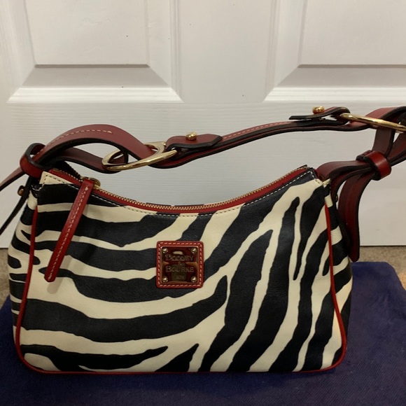 Dooney & Bourke zebra print handbag - Picture 1 of 9